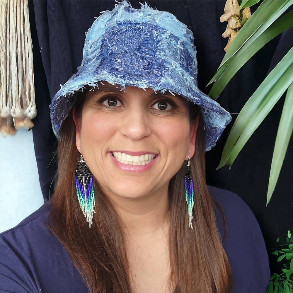 🆕️ Boho Style Handmade Beaded Long Earrings - Picture 3 of 6